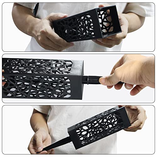 Grave Cemetery Vases with Spikes, 17 inch Memorial Day Grave Decorations Plastic Floral Holders for Grave Yard Headstone Flower Marker (2Pcs)