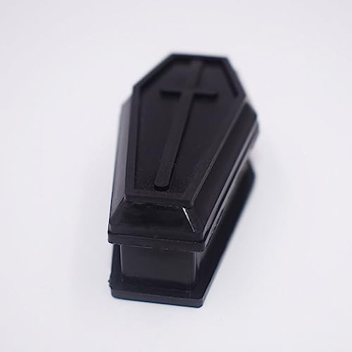 SAFIGLE 20PCS Halloween Coffin Boxes Halloween Mini Coffin Boxes Classic Coffin Treat Boxes Plastic Halloween Candy Box Coffin Halloween Decorations Indoor