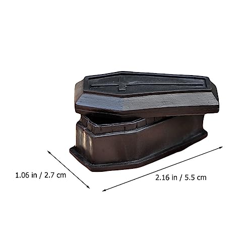 SAFIGLE 20PCS Halloween Coffin Boxes Halloween Mini Coffin Boxes Classic Coffin Treat Boxes Plastic Halloween Candy Box Coffin Halloween Decorations Indoor