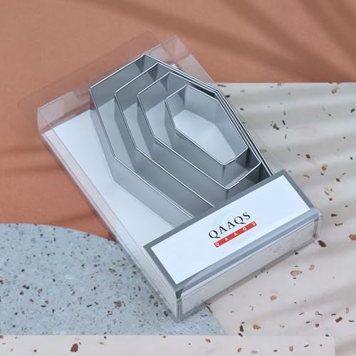 Halloween Coffin Cookie Cutter Set - 5", 4", 3", 2" - 4 Piece - Stainless Steel