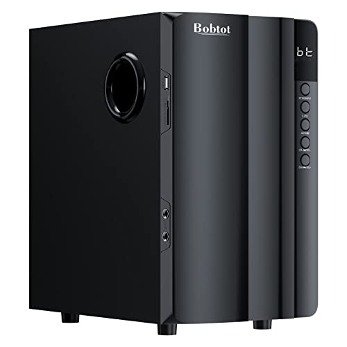 Bobtot Home Theater Systems Surround Sound Speakers - 800 Watts 6.5inch Subwoofer 5.1/2.1 Channel Wired Home Audio Stereo System with HDMI ARC Optical Bluetooth Input for TV