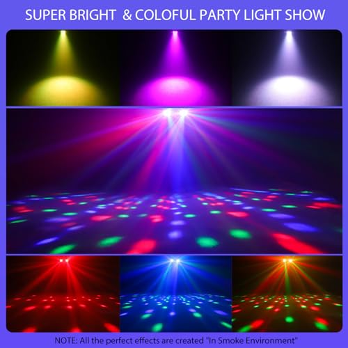 Telbum DJ Lights with Stand, 3-in-1 Party Bar Light Set, Sound Activated DJ Gig Lights for Parties, LED DJ Lighting Package Remote Control, for Band Booth Stage Wedding Disco Christmas Birthday Gift
