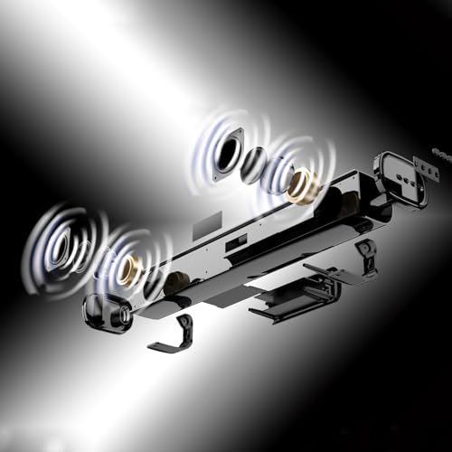 Sonic Blast 2.1 CH Sound Bars for TV with Subwoofer Bluetooth Deep Bass Soundbar for TV PC Gaming Home Theater Surround Sound System Bluetooth/AUX/Optical/Coa Connection Remote Control TV Speaker