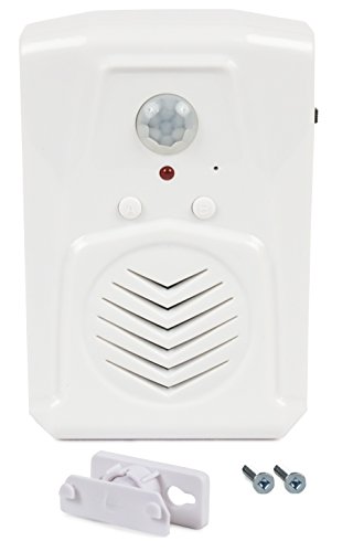 SierraTeck Motion Activated Voice Player - Recordable, Built-in Microphone – Independent Living, Point of Sale Advertising, Door Greeter, Entry Alert