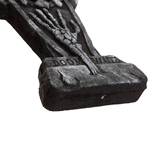 JOYIN Halloween 17” LED Graveyard Tombstone Decoration(2 Pack), Yard Sign for Halloween Outdoor Lawn, Graveyard, Haunted House, Halloween Yard Decorations