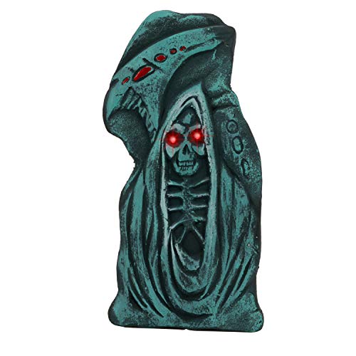 JOYIN Halloween 17” LED Graveyard Tombstone Decoration(2 Pack), Yard Sign for Halloween Outdoor Lawn, Graveyard, Haunted House, Halloween Yard Decorations