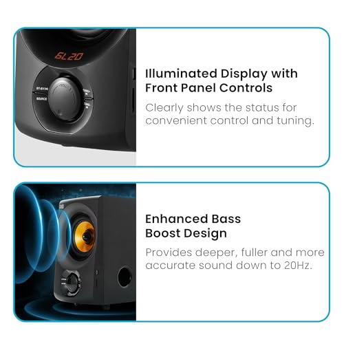 Acoustic Audio AA5170 Home Theater 5.1 Bluetooth Speaker System 700W with Powered Sub