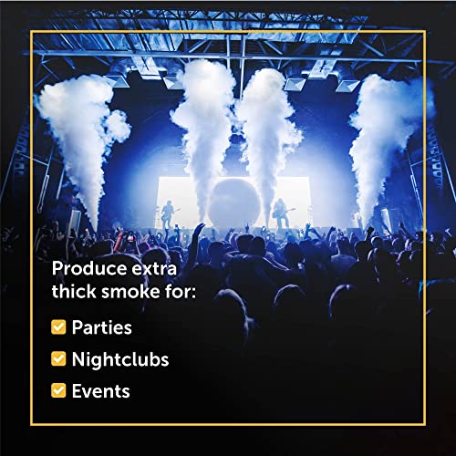 Maplefield High-Density Halloween Fog Machine Fluid - 32 oz - Great for Haunted Houses, Spooky Party Decor, and Outdoor Events - Long-Lasting Water-Based Formula - Compatible with 700+ Watt Machines