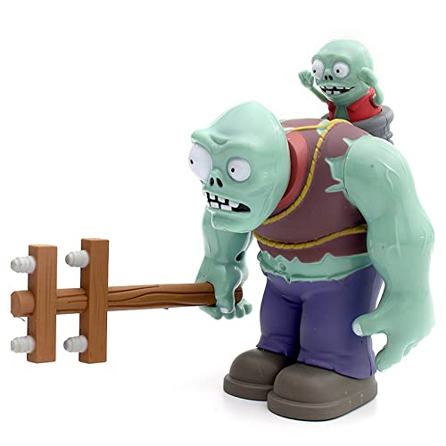 CHANGLIU 5.31Inch BOSS Zombie Plant Giant Baby Zombie,Can Fire Ejector Zombies,Halloween Zombie Toys,PVZ Toys Party Supplies