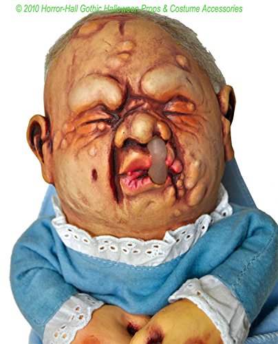 BABY STINKY PUPPET Creepy Realistic Mutant DOLL Halloween Prop Costume Accessory