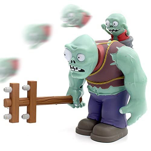 CHANGLIU 5.31Inch BOSS Zombie Plant Giant Baby Zombie,Can Fire Ejector Zombies,Halloween Zombie Toys,PVZ Toys Party Supplies
