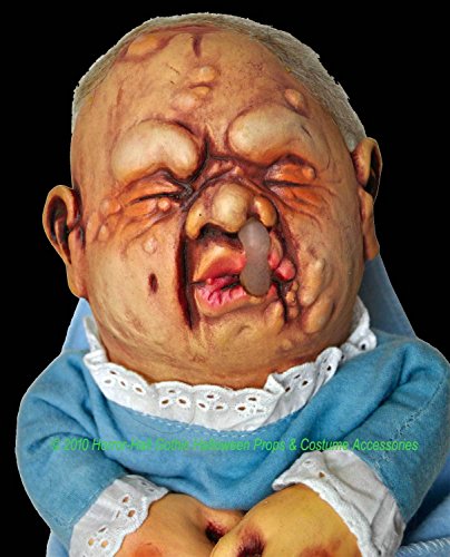 BABY STINKY PUPPET Creepy Realistic Mutant DOLL Halloween Prop Costume Accessory