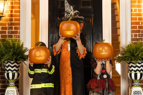 ANIMAT3D Jabberin' Jack Talking Animated Pumpkin with 8 Inch Screen and Built-in Projector + Speaker