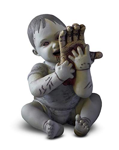 Spirit Halloween Snackin’ Steve Zombie Baby Decoration | Halloween Décor | Horror Décor | Creepy Baby Doll | Scary Decoration