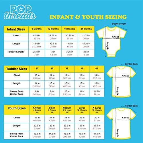 Pop Threads Retro Monster Party Zombie Halloween Vintage Infant Baby Boy Girl Bodysuit Pink 6M