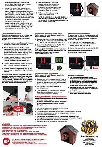 Spirit Halloween Man’s Possessed Friend Animatronic | Halloween Décor | Horror Décor | 2.8 Feet | Scary Decoration | Motion Activated