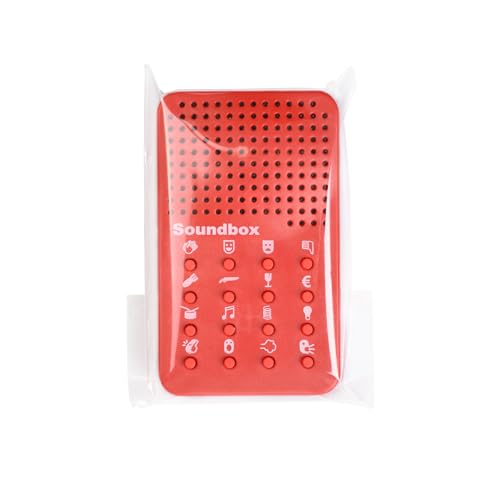 Sound Machine with 16 Sound Effects,Electronic Sound Maker,Prank Items Gift for Kids & Adults,Fart Noise Maker Pranks,Prankster Stuff for Adults,Funny Game Machine Red