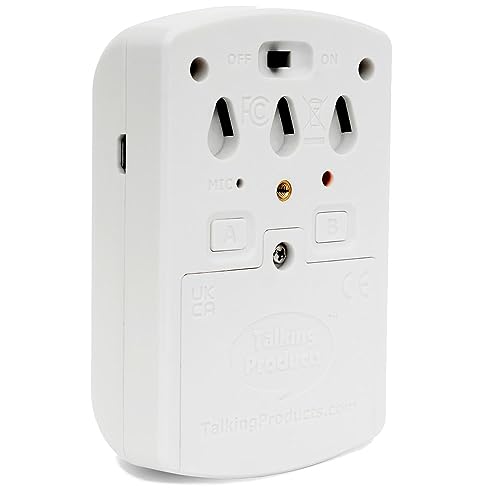 Talking Products, Voice Recordable PIR Infrared Motion Sensor Detector with Multi-Track Playback. Record or Download your own Custom MP3 Files to Play Speech, Music or Sound Effects.