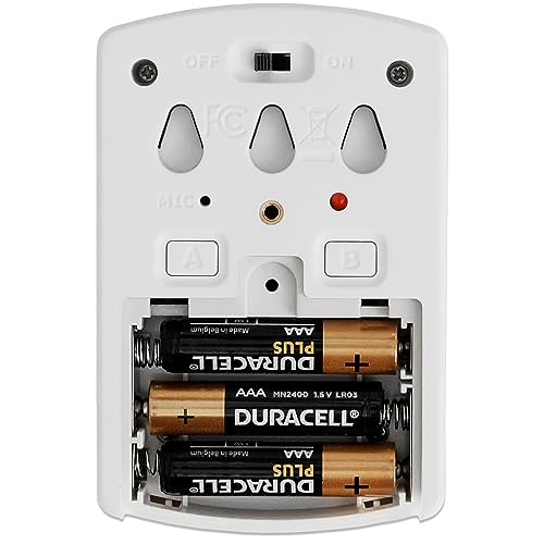 Talking Products, Voice Recordable PIR Infrared Motion Sensor Detector with Multi-Track Playback. Record or Download your own Custom MP3 Files to Play Speech, Music or Sound Effects.