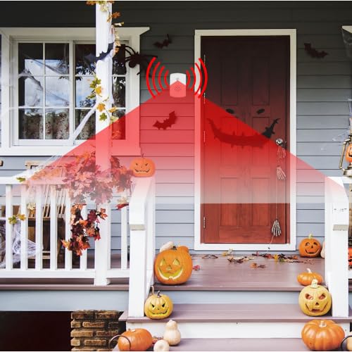 Talking Products, Voice Recordable PIR Infrared Motion Sensor Detector with Multi-Track Playback. Record or Download your own Custom MP3 Files to Play Speech, Music or Sound Effects.