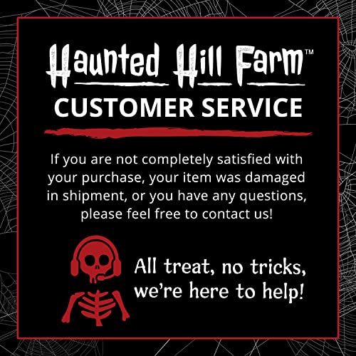 Haunted Hill Farm Scary Talking Groundbreaker Clown, Halloween Animatronic with Motion and Touch Activated Lights and Sounds, Battery Operated Indoor or Covered Outdoor Halloween Decorations