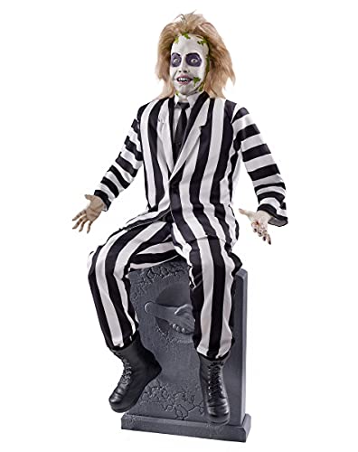 Spirit Halloween Beetlejuice Animatronic Decoration | Officially Licensed | 6 Feet Tall | Halloween Décor | Horror Décor | Moving Prop