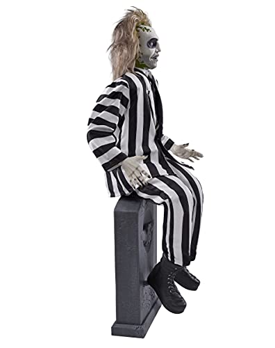 Spirit Halloween Beetlejuice Animatronic Decoration | Officially Licensed | 6 Feet Tall | Halloween Décor | Horror Décor | Moving Prop