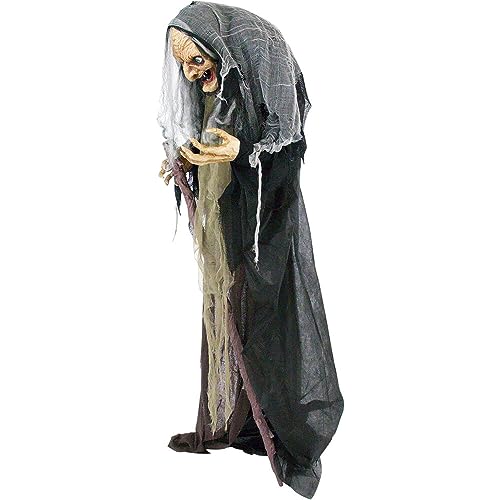 Haunted Hill Farm 63" Standing Witch Animatronic