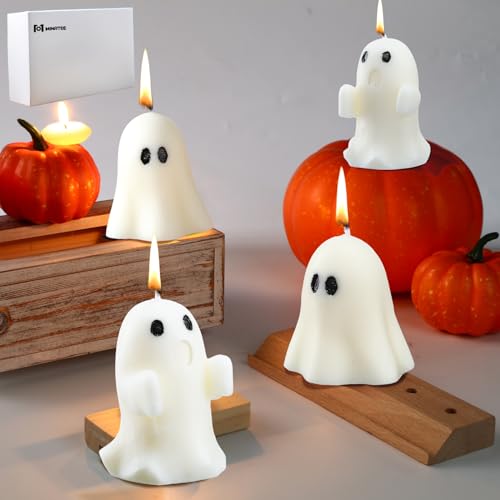 Spooky Ghost Scented Candles - 4 Pack