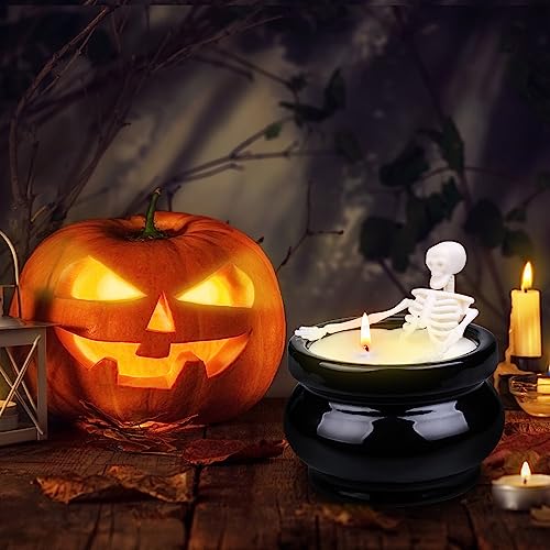 Gothic Skeleton Candle Halloween Home Decor