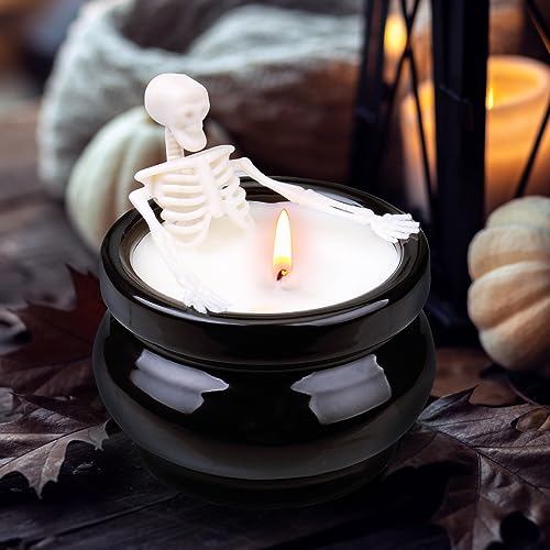Gothic Skeleton Candle Halloween Home Decor