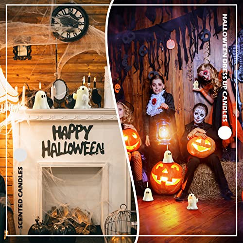 Spooky Ghost Scented Candles - 4 Pack
