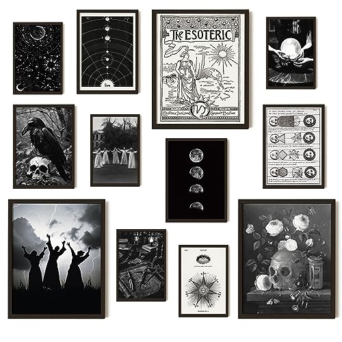 Gothic Witchy Halloween Home Decor Art Print