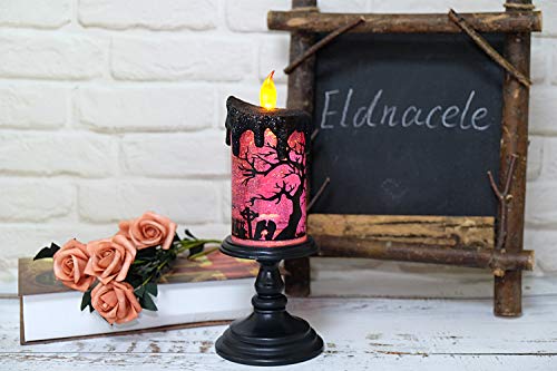 Spooky Snow Globe Candles for Halloween Decor