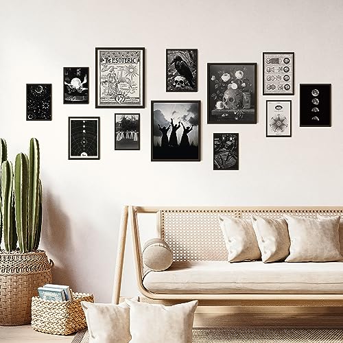 Gothic Witchy Halloween Home Decor Art Print