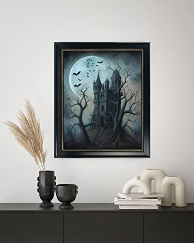 Haunted House Gothic Art Print – 14x11 Inches