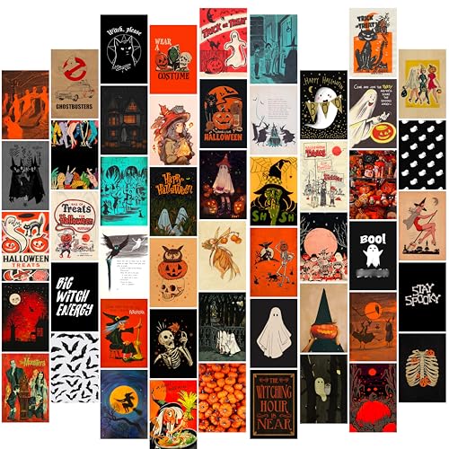 Halloween Wall Collage Kit - Aesthetic Room Decor