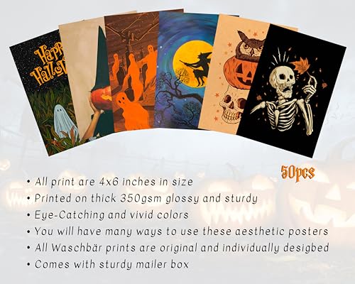 Halloween Wall Collage Kit - Aesthetic Room Decor