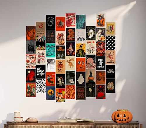 Halloween Wall Collage Kit - Aesthetic Room Decor