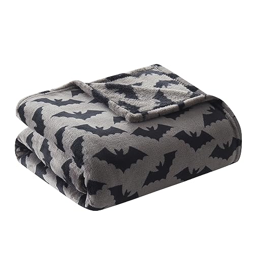 Chic Oversized Halloween Themed Plush Throw Blanket