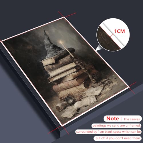 Vintage Witchy Spells Halloween Wall Art Print