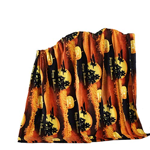 Ultra Plush Halloween Themed Fleece Throw Blanket
