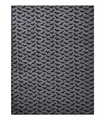 Chic Oversized Halloween Themed Plush Throw Blanket