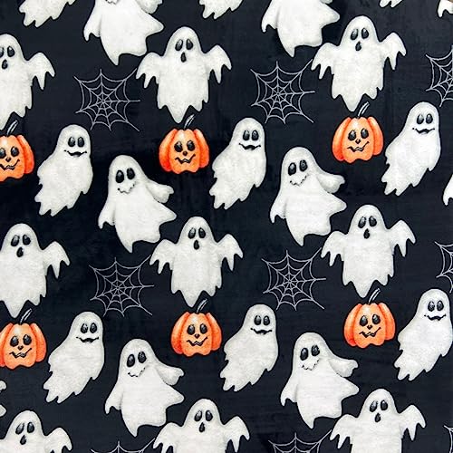 Spooky Jack O'Lanterns Throw Blanket for Halloween