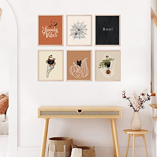 12 Pack Halloween Wall Art Prints – Boho Decor