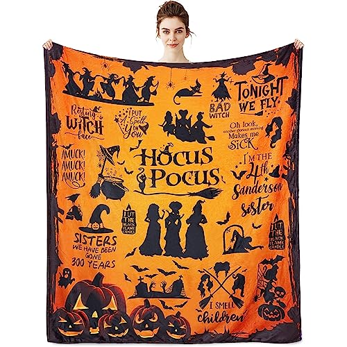 Witch Blanket - Cozy Halloween Throw for Decor