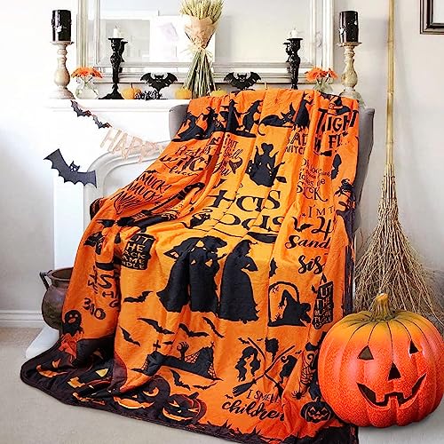 Witch Blanket - Cozy Halloween Throw for Decor