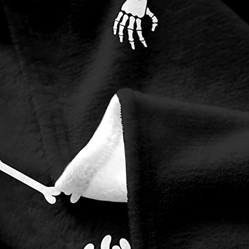 Sugar Skull Halloween Throw Blanket - 50x60 Fleece