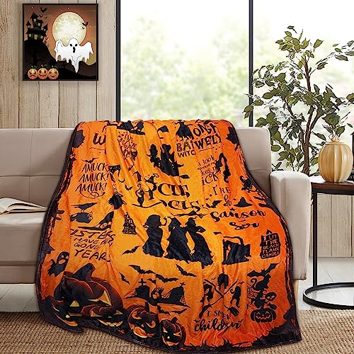 Witch Blanket - Cozy Halloween Throw for Decor