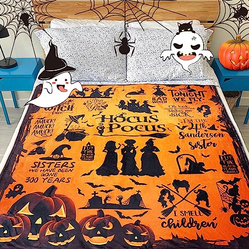 Witch Blanket - Cozy Halloween Throw for Decor